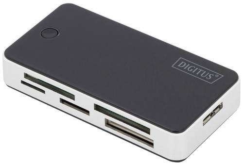 Bild von Digitus DA-70330-1 USB-Kartenleser Smartphone/Tablet USB 3.0, USB-A, Micro USB 2.0 Schwarz/Weiß - Testbericht