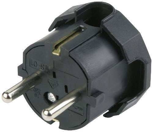 Bild von REV 0512045777 Schutzkontakt-Winkelstecker Kunststoff 250V Schwarz IP20