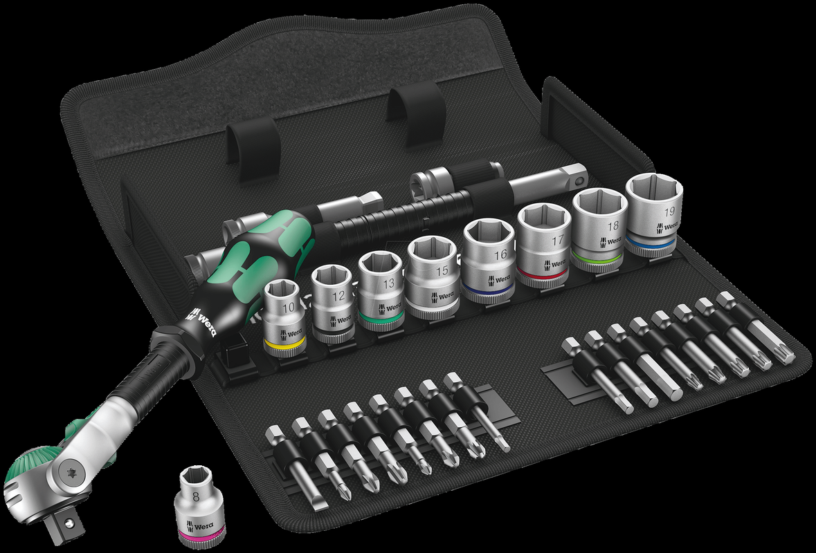 Bild von WERA 05004046001 - Steckschlüsselsatz, Multi, 3/8”, 29 -teilig, Zyklop Speed: Ein umfassender Testbericht