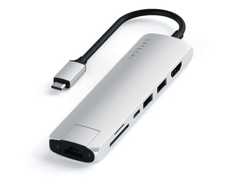 Bild von Satechi USB-C Multi-Port Hub 4K | HDMI | 3x USB 3.0 | micro SD/SD | Ethernet | silber - Ein umfassender Testbericht