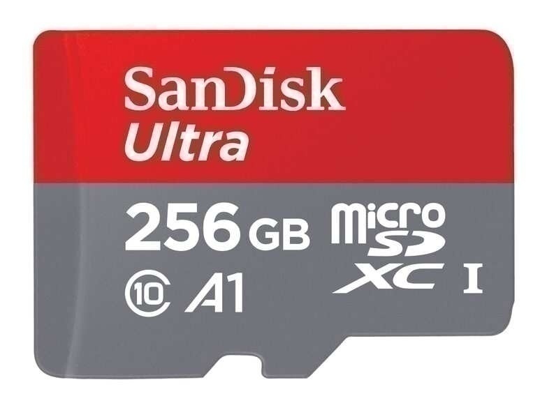 Bild von SanDisk Ultra microSDXC | 256 GB Speicherkarte | A1 | Kl. 10 | U1 | inkl. SD-Adapter