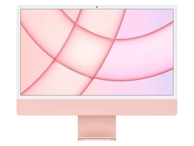 Bild von Apple iMac 24" mit M1 Chip in Rosé