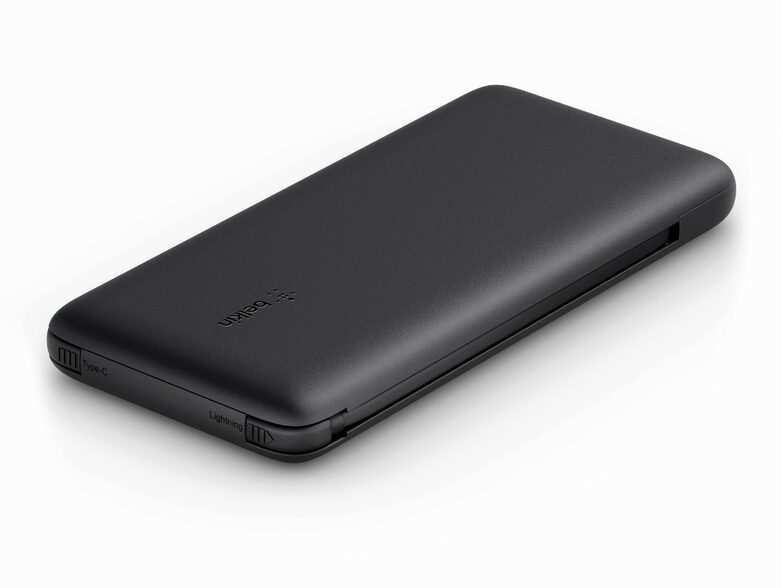 Bild von Belkin BoostCharge Plus 10K-USB-C-Powerbank mit integrierten Kabeln, 10.000 mAh