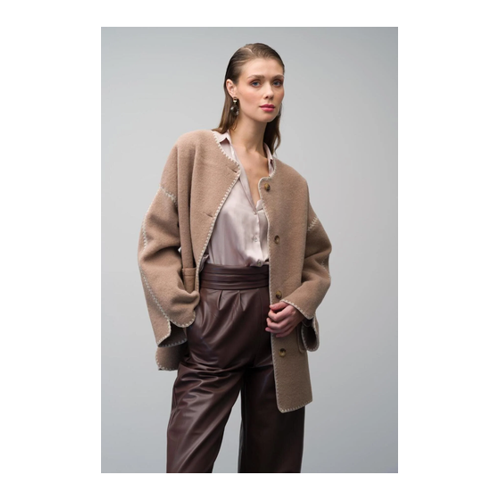 Bild von Olcay Mink – Lockere Mäntel mit Stickerei-Detail für Damen