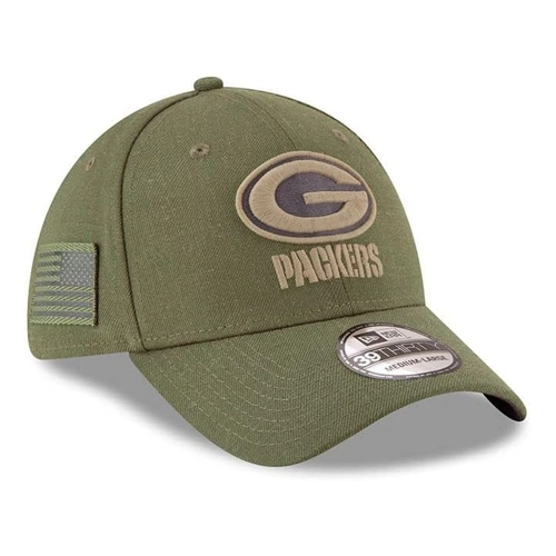 Bild von New Era 39Thirty Cap - Salute to Service Green Bay Packers