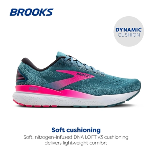 Bild von Brooks Damen Ghost 16 Laufschuh – Klarheit in Weiß