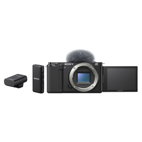 Bild von Sony Alpha ZV-E10 + ECM-W2BT Mikrofon
