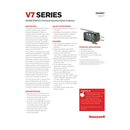 Bild von Honeywell SPS V7-5F17D8 Endschalter im Test