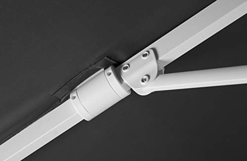 Bild von Schneider Ampelschirm Rhodos Twist Bianco