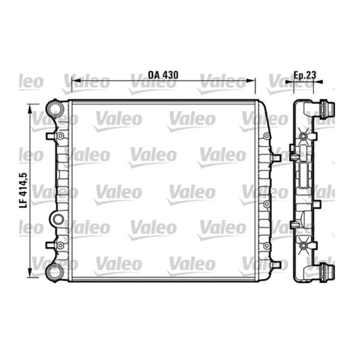 Bild von VALEO 732863 Kühler, Motorkühlung für SKODA VW SEAT
