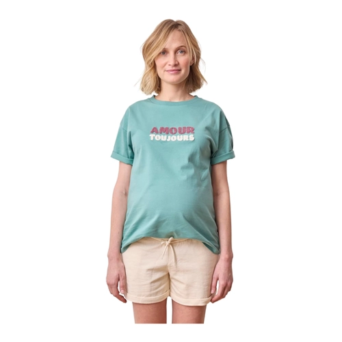Bild von Vertbaudet Umstands-Shorts aus Sweatware mit Recycling-Polyester
