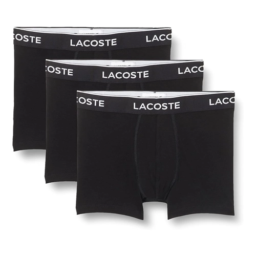 Bild von Lacoste Essential Boxer Short 3er Pack Herren in schwarz, Größe: S