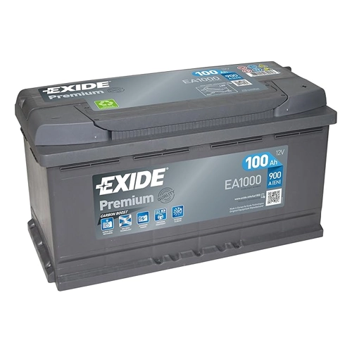 Bild von Exide EA1000 Premium Carbon Boost 100Ah Autobatterie