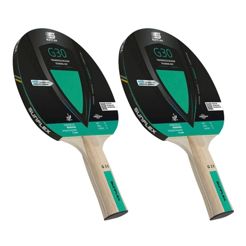 Bild von Sunflex Tischtennisschläger "2er Set Color Comp G30" für geübte Spieler