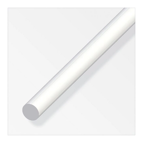 Bild von alfer Rundstange PVC glatt weiß – Ideal für Sanitäranwendungen