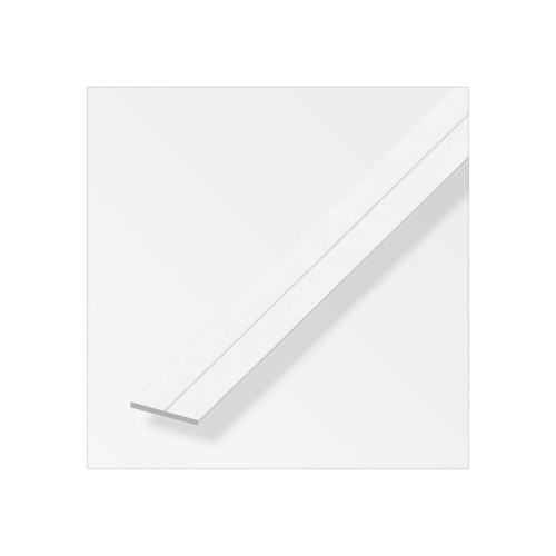 Bild von alfer Flachprofil PVC glatt weiß – vielseitig einsetzbar für Bauprojekte