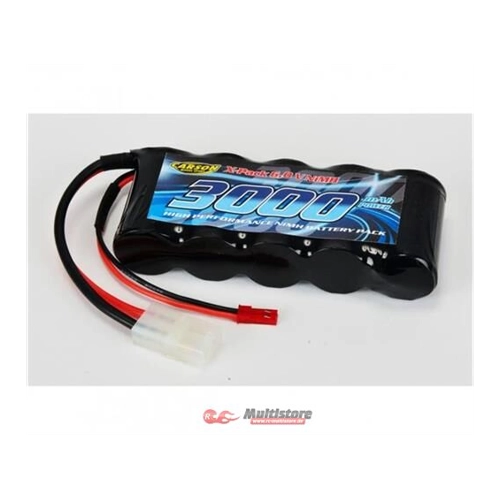 Bild von Carson Racingpack NiMH-RX-Pack-6V-SubC3000mAh-TAM/BEC (6 V, 3000 mAh)