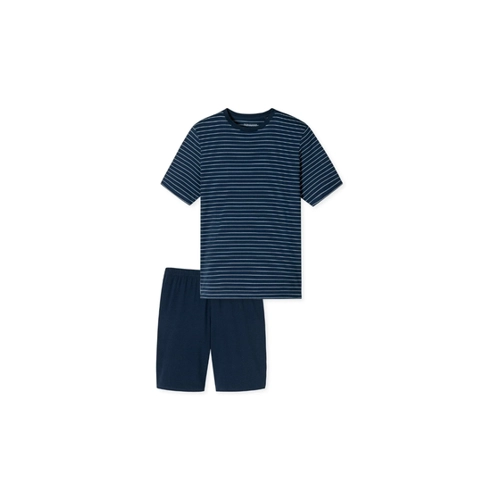 Bild von Schiesser Herren Schlafanzug kurz Rundhals-Nightwear Set Pyjamaset