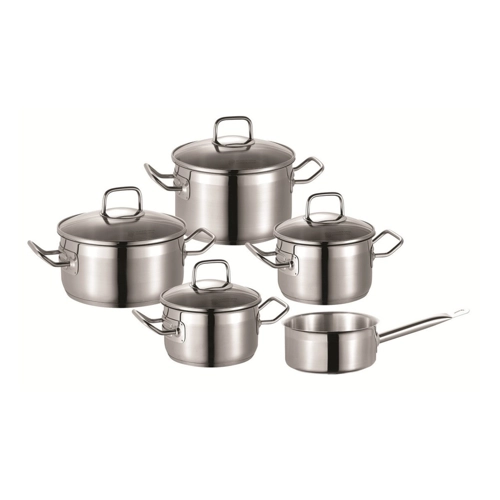 Bild von Schulte-Ufer Set1034 Nimm-4-Topfset, 5-teilig, Edelstahloptik