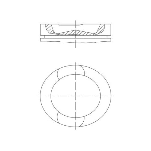 Bild von Kolben MAHLE 037 PI 00107 000, MAHLEORIG 037 PI 00107 000 Motorblöcke