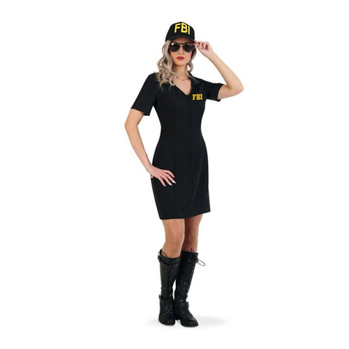 Bild von Fries Polizei-Kostüm Miss FBI Kleid für Karneval und Halloween