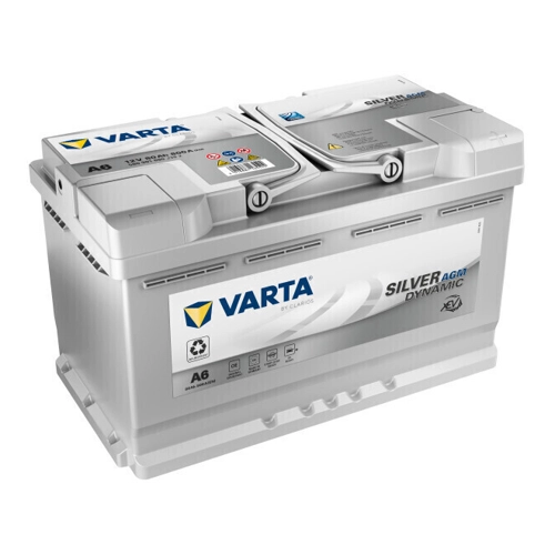 Bild von VARTA F21 (A6) Silver Dynamic AGM xEV 580 901 080 Autobatterie 80Ah