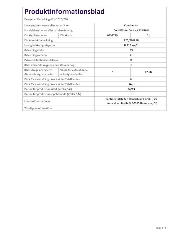 Bild von 285/35R19*V TL TS830P 99V FR N0