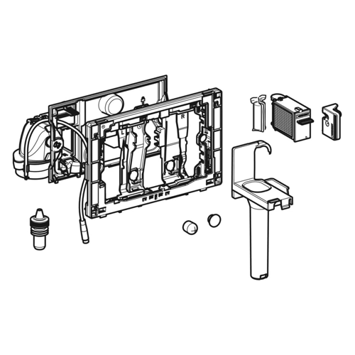 Bild von Geberit Duofresh Modul mit Automatikantrieb und Aufnahme für Geberit DuoFresh Stick