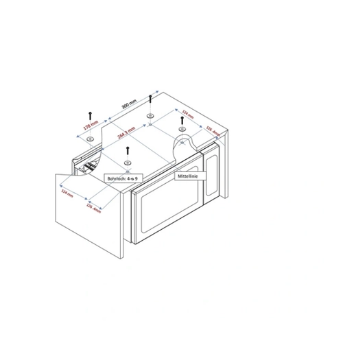 Bild von PKM MW700-20 UB2 Mikrowelle 20L