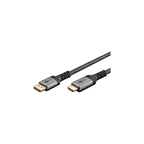 Bild von Goobay Plus DisplayPort™ auf HDMI™ Kabel (4K@60Hz), 3.0m