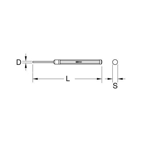 Bild von KS Tools 963.2593 BRONZEplus Splinttreiber, 5 mm