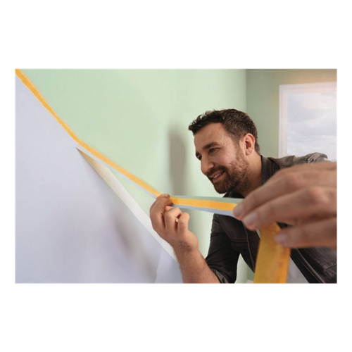 Bild von tesa Klebeband Malerband Perfekt+ 50mx50mm gelb – Die ideale Wahl für Malerarbeiten