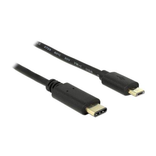 Bild von Delock USB Typ-C 2.0 > USB 2.0 Typ Micro-B 2m