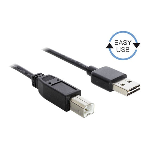 Bild von Delock EASY-USB 2.0 Typ-A m. > USB 2.0 Typ-B m. 1m