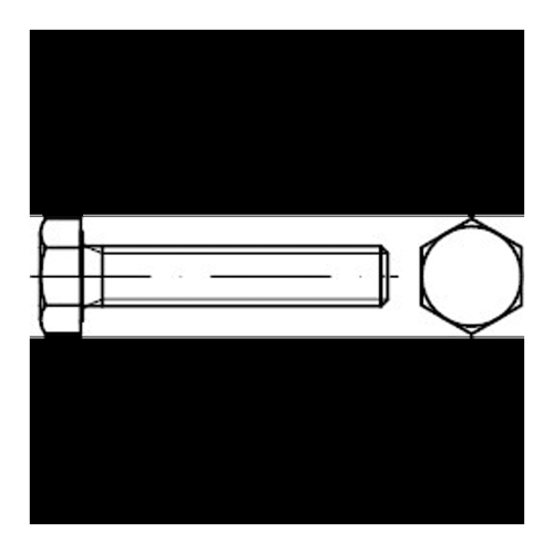 Bild von DIN 933 8.8 M 20 x 65 Sechskantschrauben