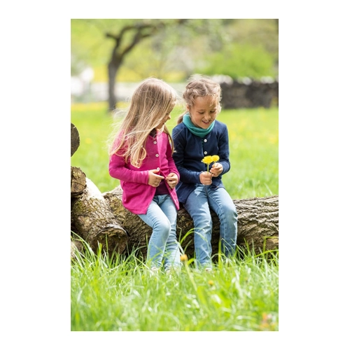 Bild von Engel Natur Kinder Schlauchschal aus Wolle und Seide