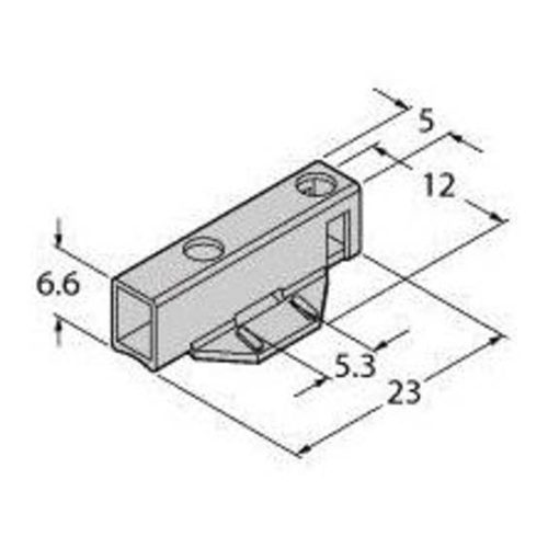 Bild von Turck 100000596 Klemmstück KLR2-UNR: Ein vielseitiges Bauelement für Rundzylinder