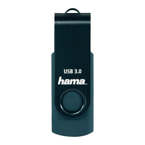 Bild von Hama USB Stick Rotate - 64GB, Petrolblau