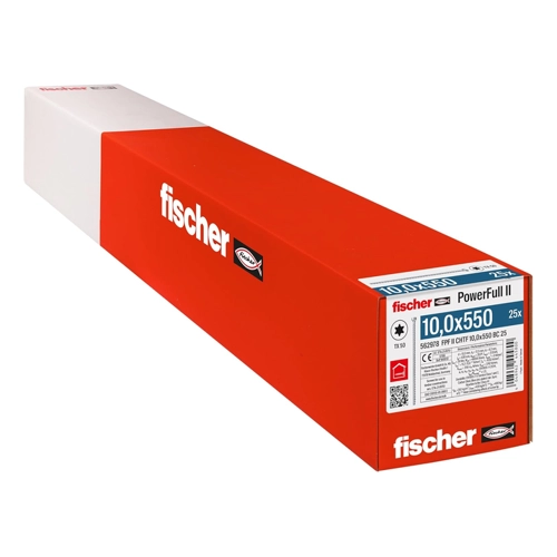 Bild von fischer PowerFull II 8,0 x 400 – Premium Vollgewindeschraube im Test
