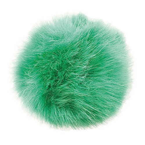 Bild von Kunstfellbommel 13cm – Flauschiger Hingucker für Mützen und Accessoires