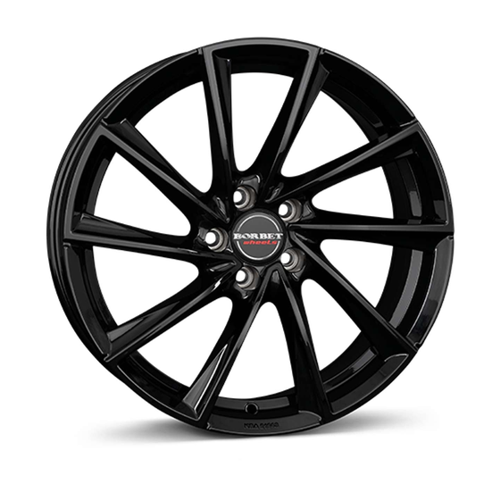 Bild von BORBET DESIGN VTX schwarz glänzend 9.5Jx19 5x112 ET35, Borbet VTX (9.5X19) black