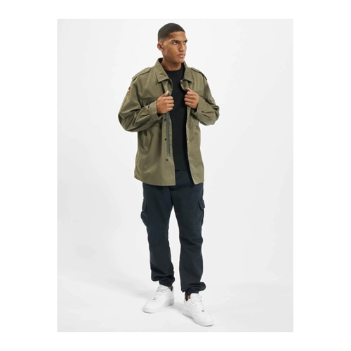 Bild von Brandit BW Feldbluse Jacke in Olive – Multifunktionale Herrenjacke