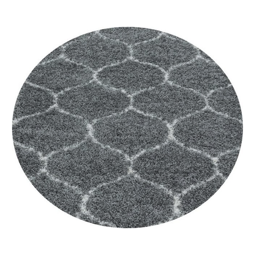 Bild von Homtex Hochflor-Teppich, Ø 80 cm Rund im Skandinavischen Design