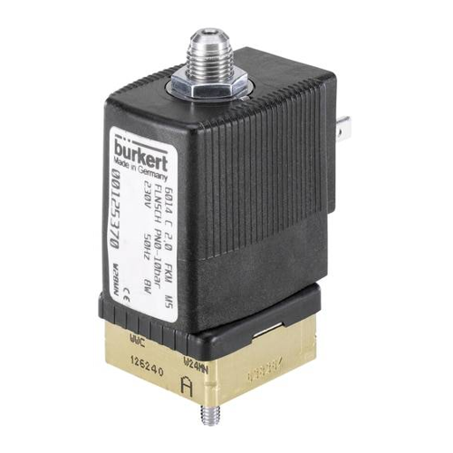 Bild von Bürkert Hubankerventil 126157 6014 24V Flansch, G 1/8 Nennweite (Details) 1.5mm Direktwirkend