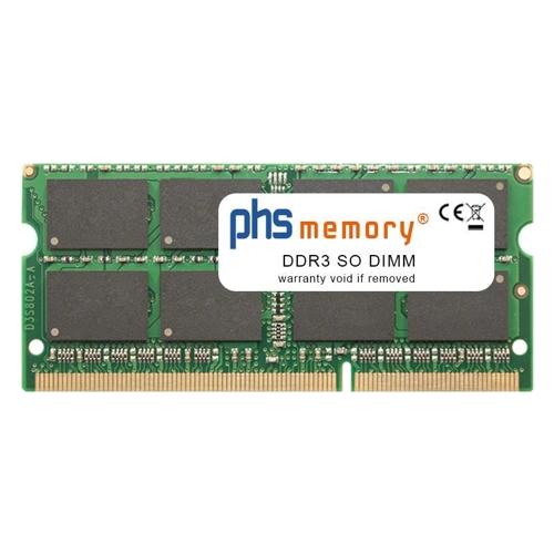 Bild von PHS-memory 8GB RAM Speicher für Medion Akoya P6633 (MD97958) DDR3 SO DIMM 1333MHz