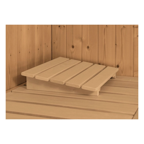 Bild von Karibu Sauna Marit, BxTxH: 231 x 196 x 198 cm, 68 mm, (Set) 9-kW-Bio-Ofen mit externer Steuerung