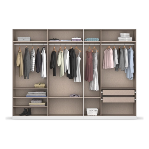 Bild von Drehtürenschrank Koluna von rauch – Seidengrau