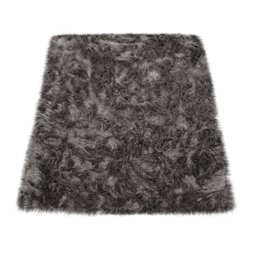 Bild von Hochflor-Teppich Playara anthrazit 80x150 cm