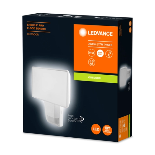 Bild von Ledvance Dekorative LED-Außenleuchte ENDURA PRO FLOOD SENSOR 27W 840 IP55 WT - 4058075228825