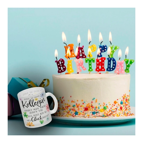 Bild von Speecheese Blumen Glas Tasse mit Spruch